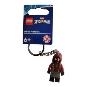 Lego Spider man Miles‎ Morales Keychain NWT